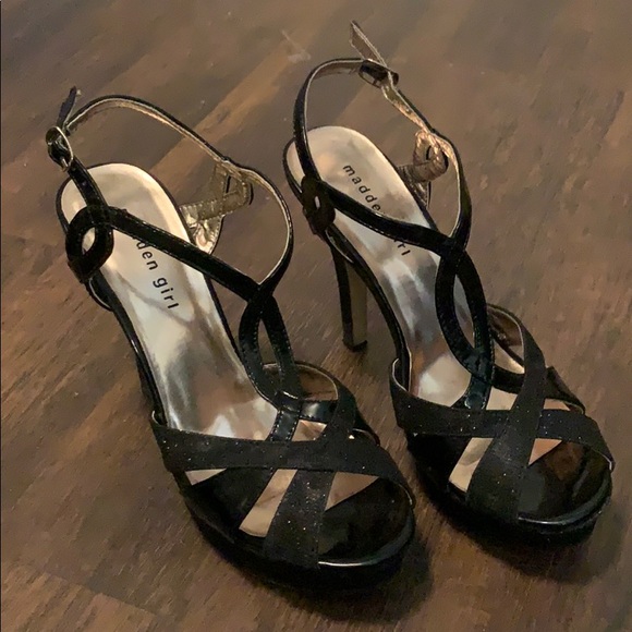 Madden Girl black sparkly heels 8.5 - Picture 4 of 7